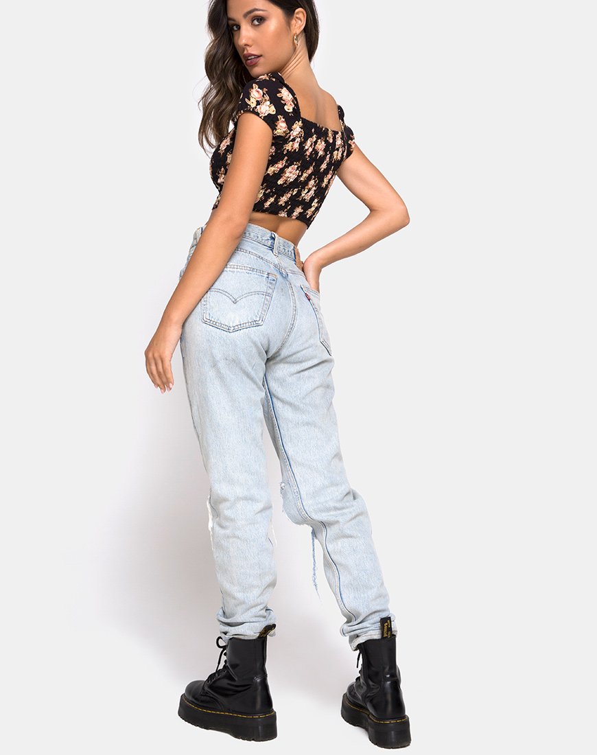 Image de Alya Crop Top in Antique Rose