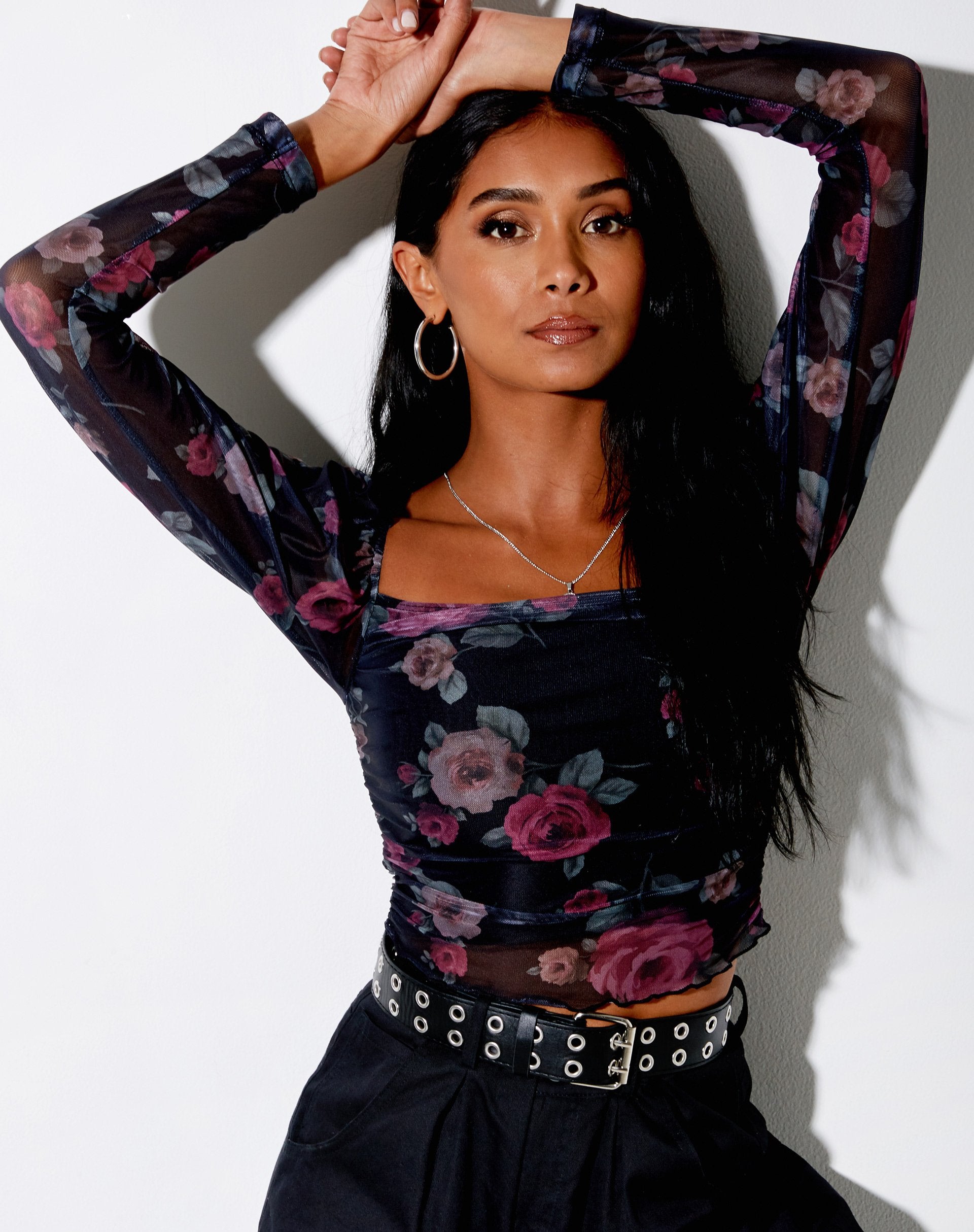 Image de Amara Crop Top in Gothic Rose