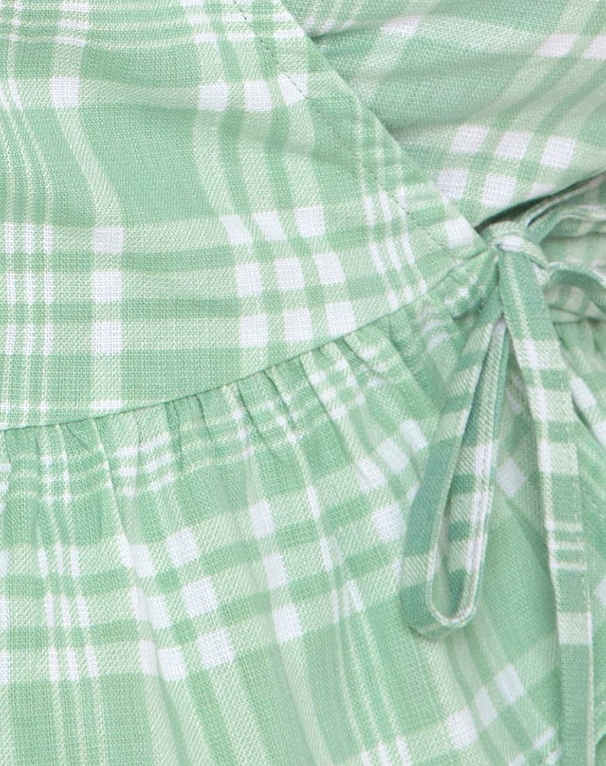 Image de Amiya Top in Table Cloth Neo Mint