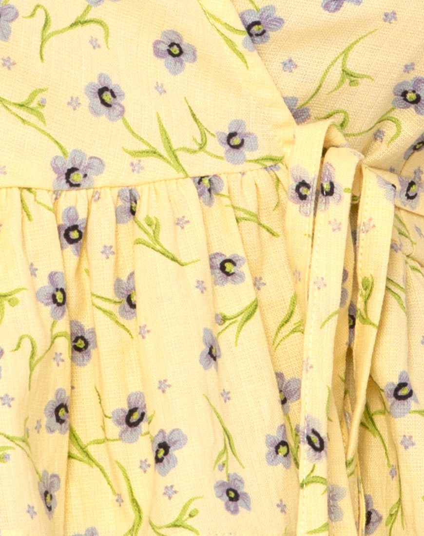 Image de Amiya Top in Wild Flower Lemon Drop