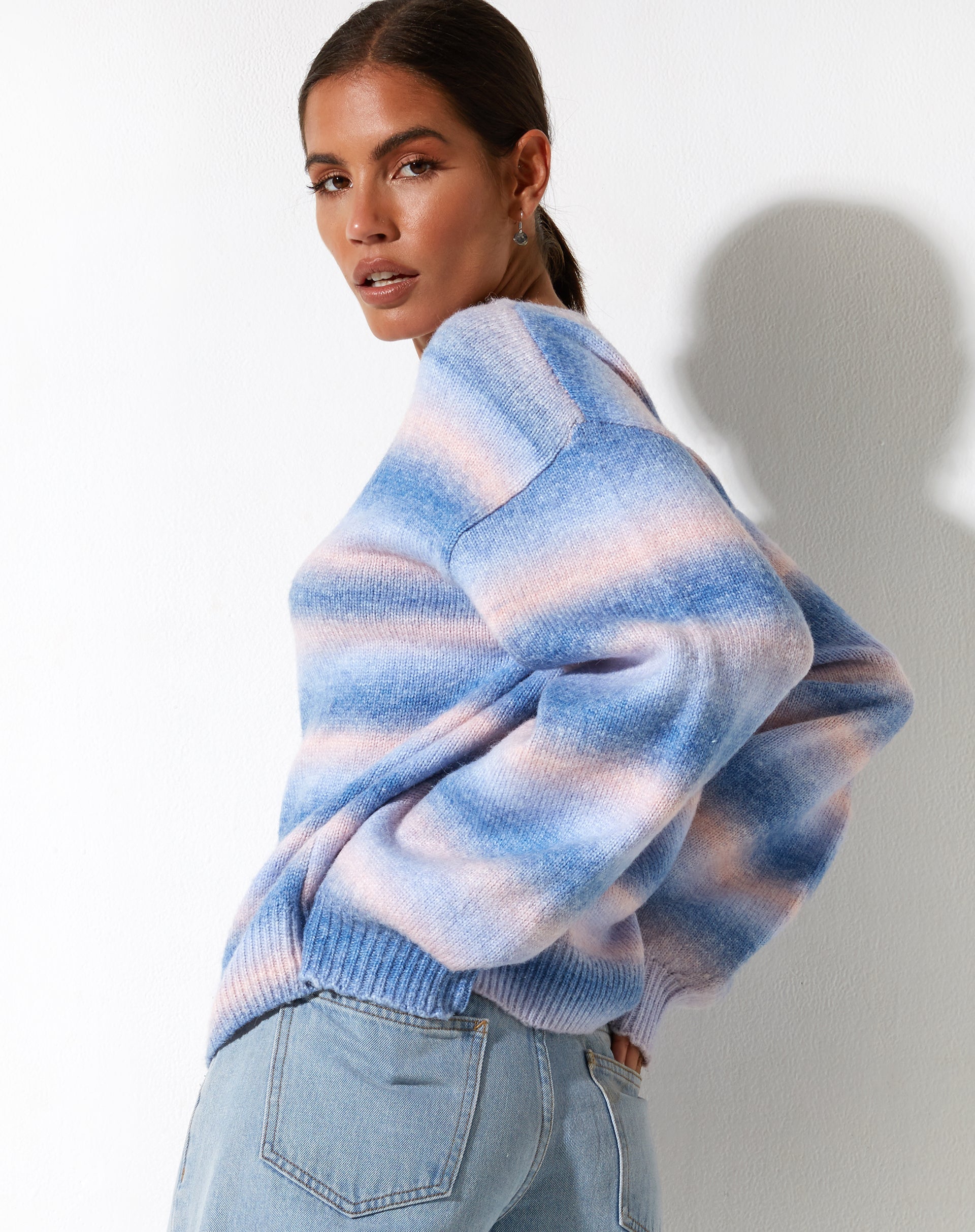 Image de l'Ammaria Jumper en rose et bleu