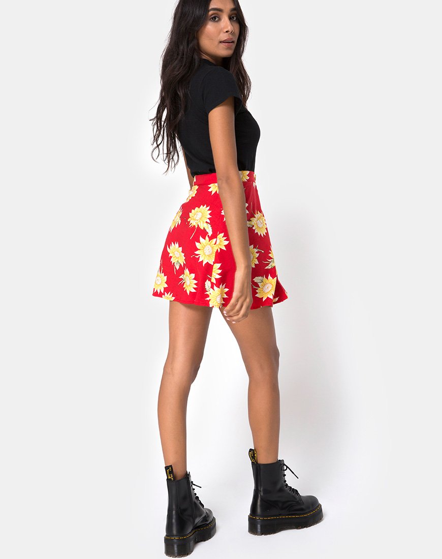 Image de la jupe patineuse Andrea, Sunny Days Red