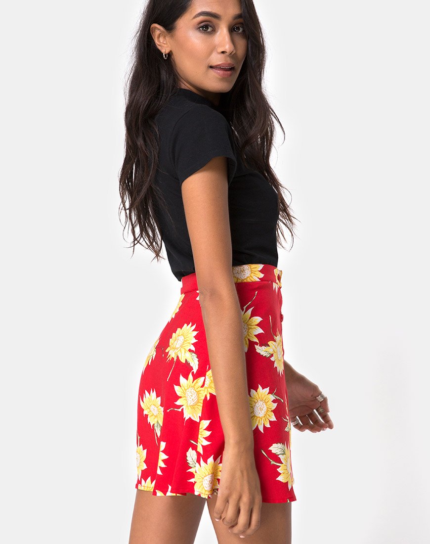Jupe patineuse Andrea, Sunny Days Red