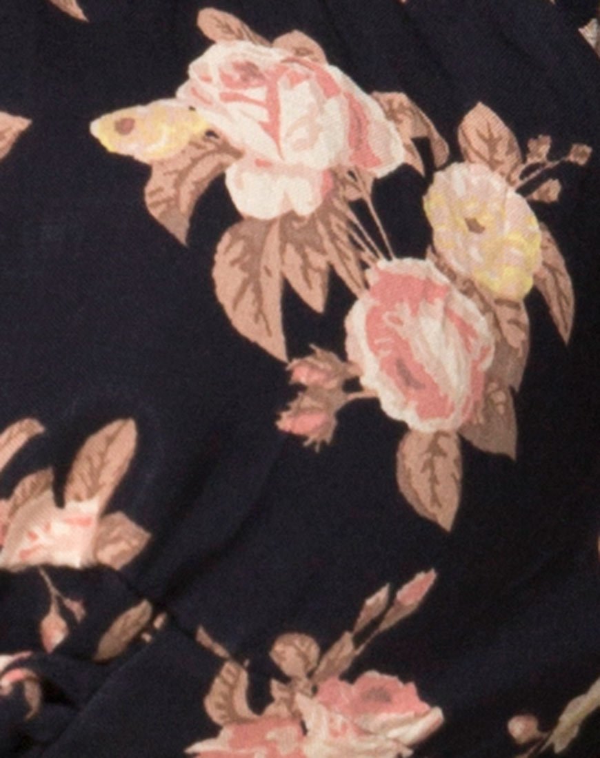 Image de Aneca Off The Shoulder Top in Antique Rose Black