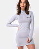 Image de Anegan Bodycon Dress in Grey Motel