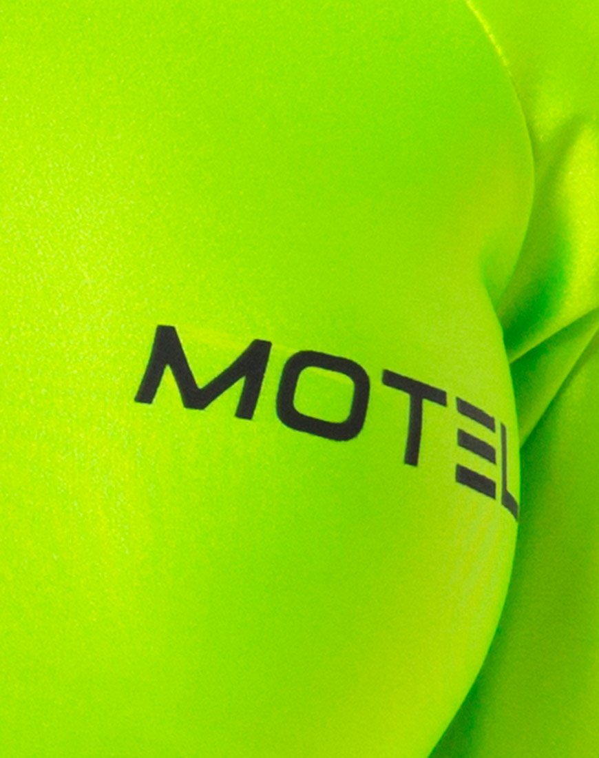 Image de Anegan Bodycon Dress in Nylon Green Motel
