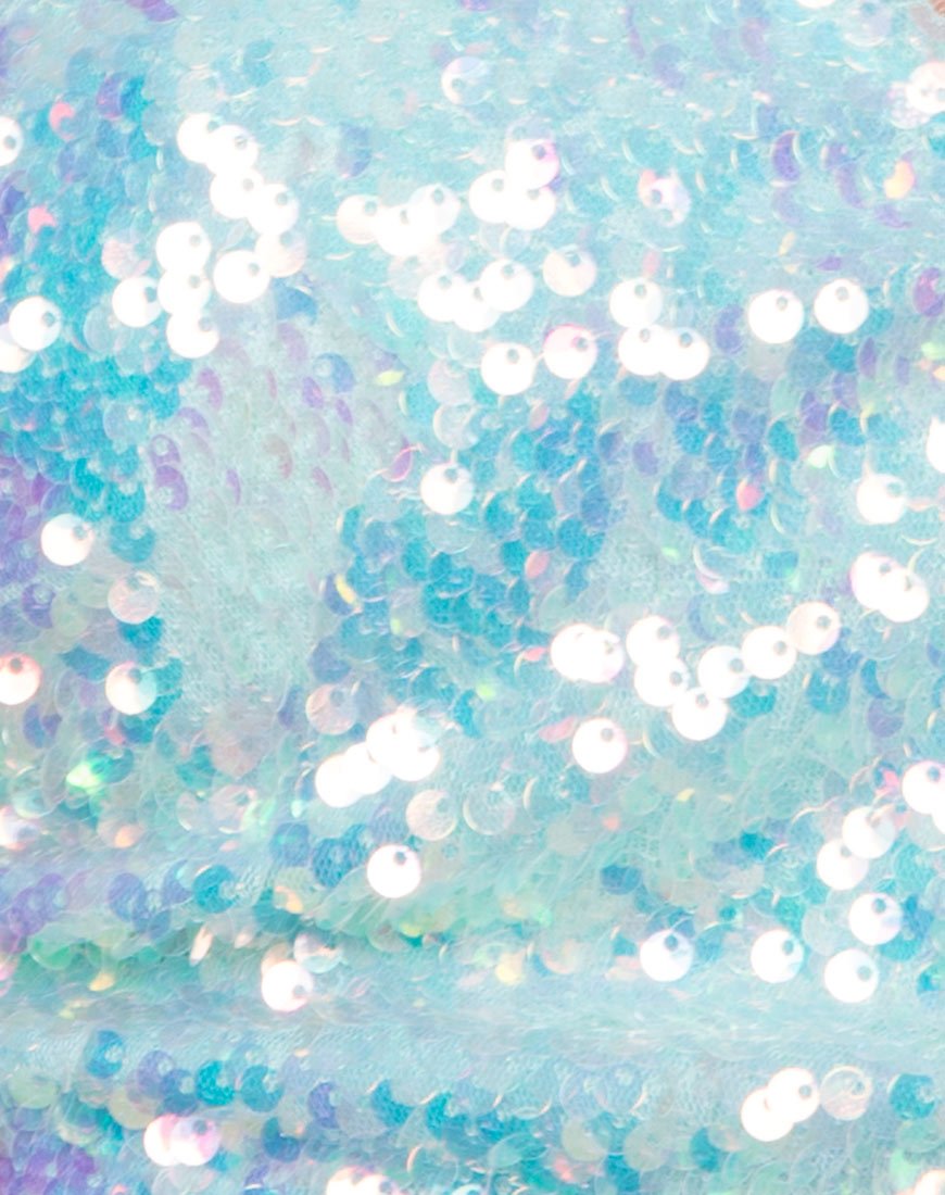 Image de Crystal Short en écaille pailletée Candy Unicorn