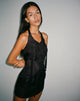 Image de Anggi Mini Zip Up Dress in Parachute Black
