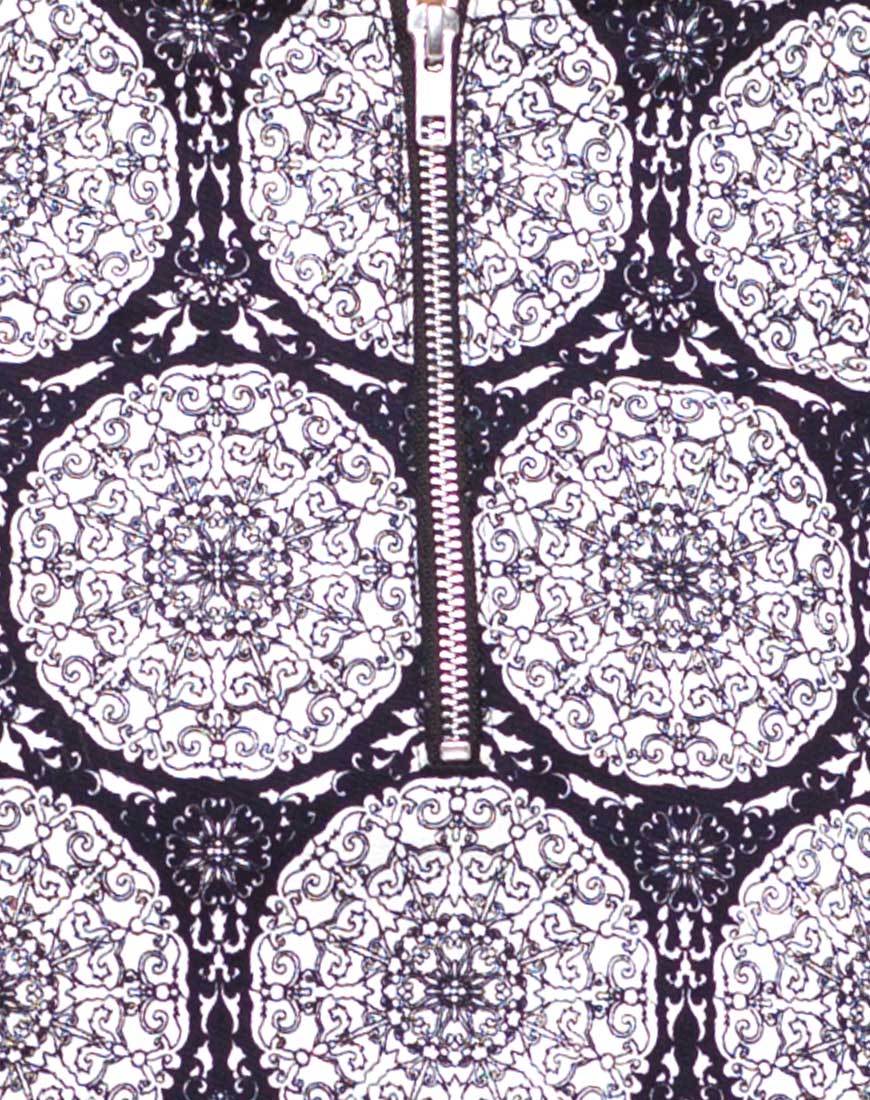 Image de Motel Annie A Line Mini Skirt in Mandala Original