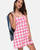 Image de Anoma Slip Dress in Picnic Check Pink