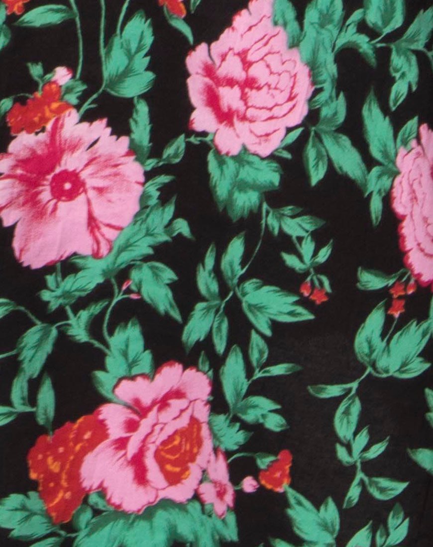 Image of Antonia A Line Skirt in Flower Fling