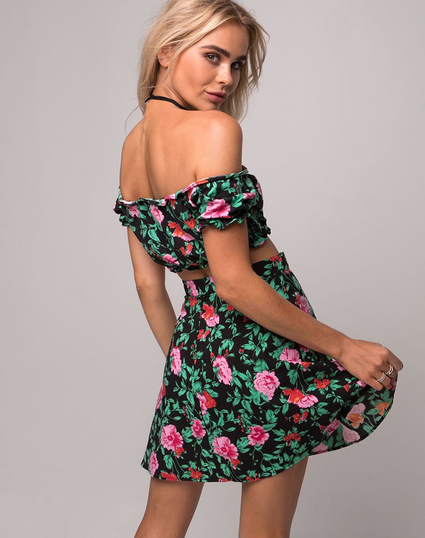 Jupe A Line Antonia, Flower Fling
