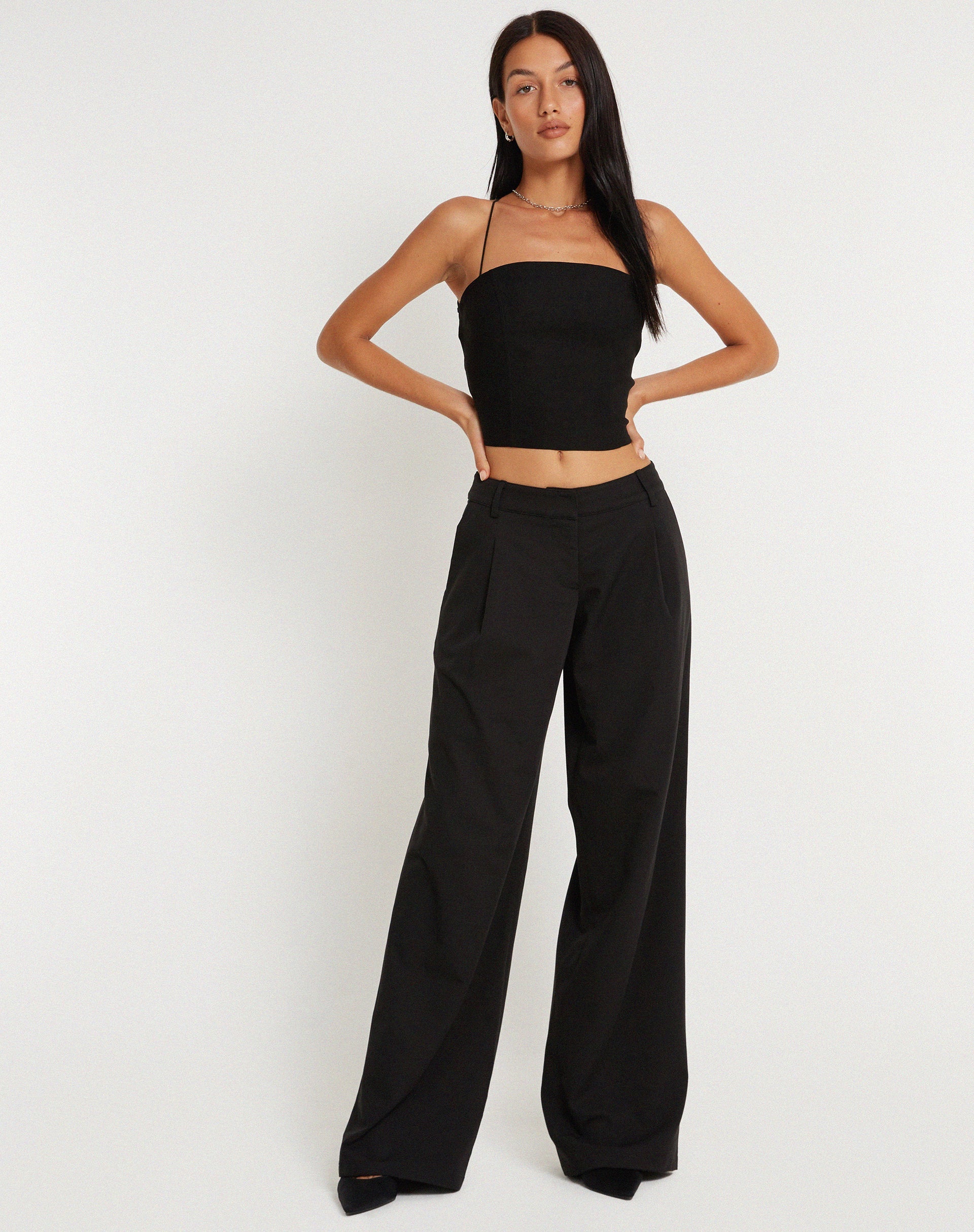 Image de Ariana Crop Top in Black