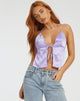 Image de Arula Cami Top in Satin Lilac