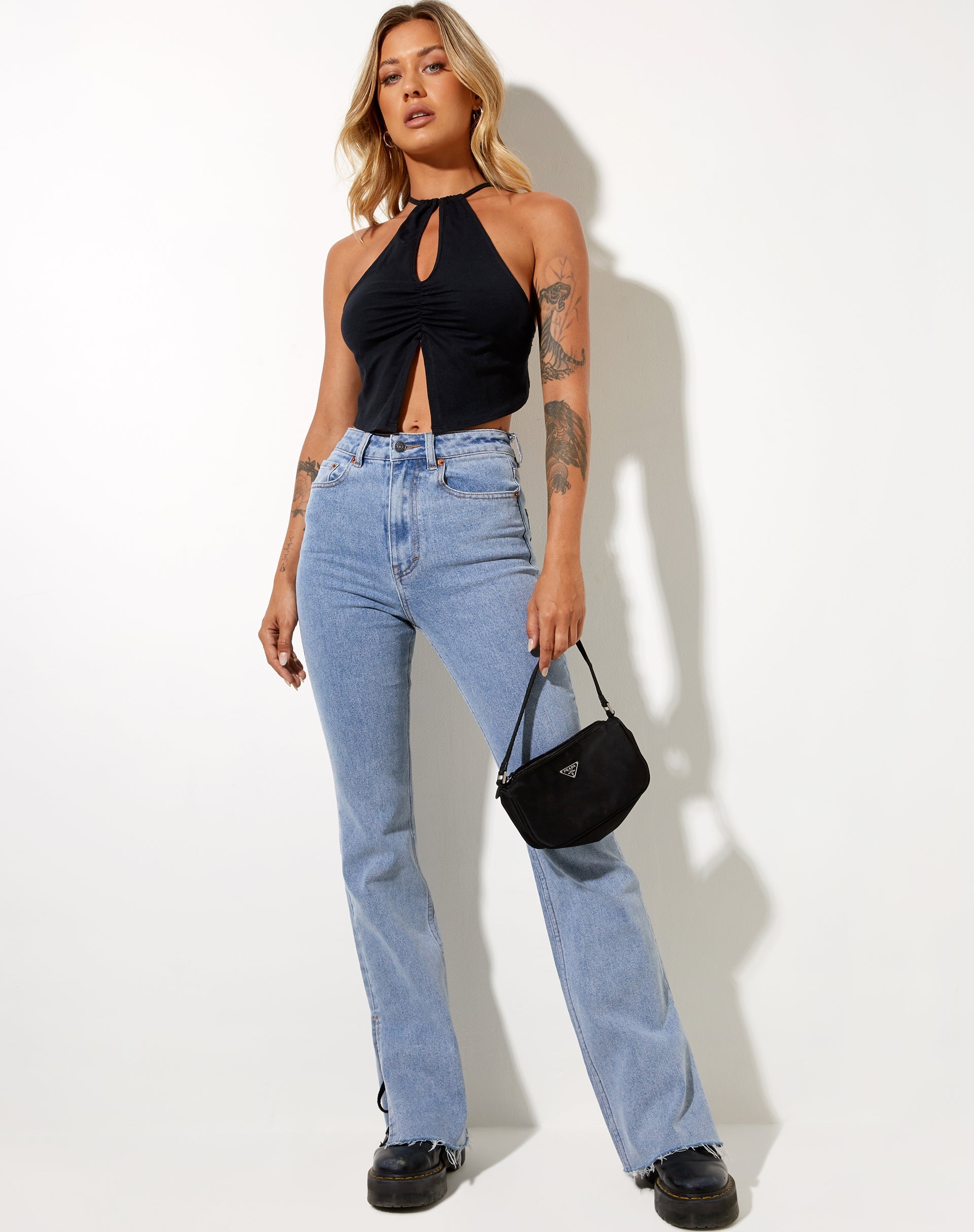 Image de Asmi Crop Top in Black
