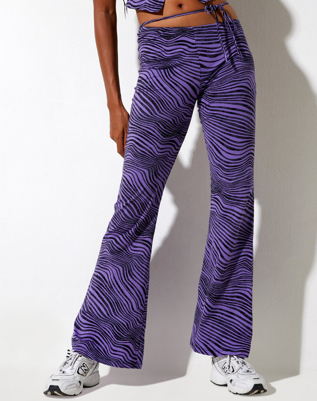 Pantalon évasé Eda, Desert Terrain Purple