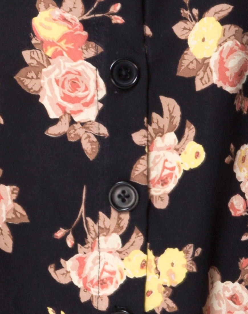 Image de Auvaly Slip Dress in Antique Rose Black