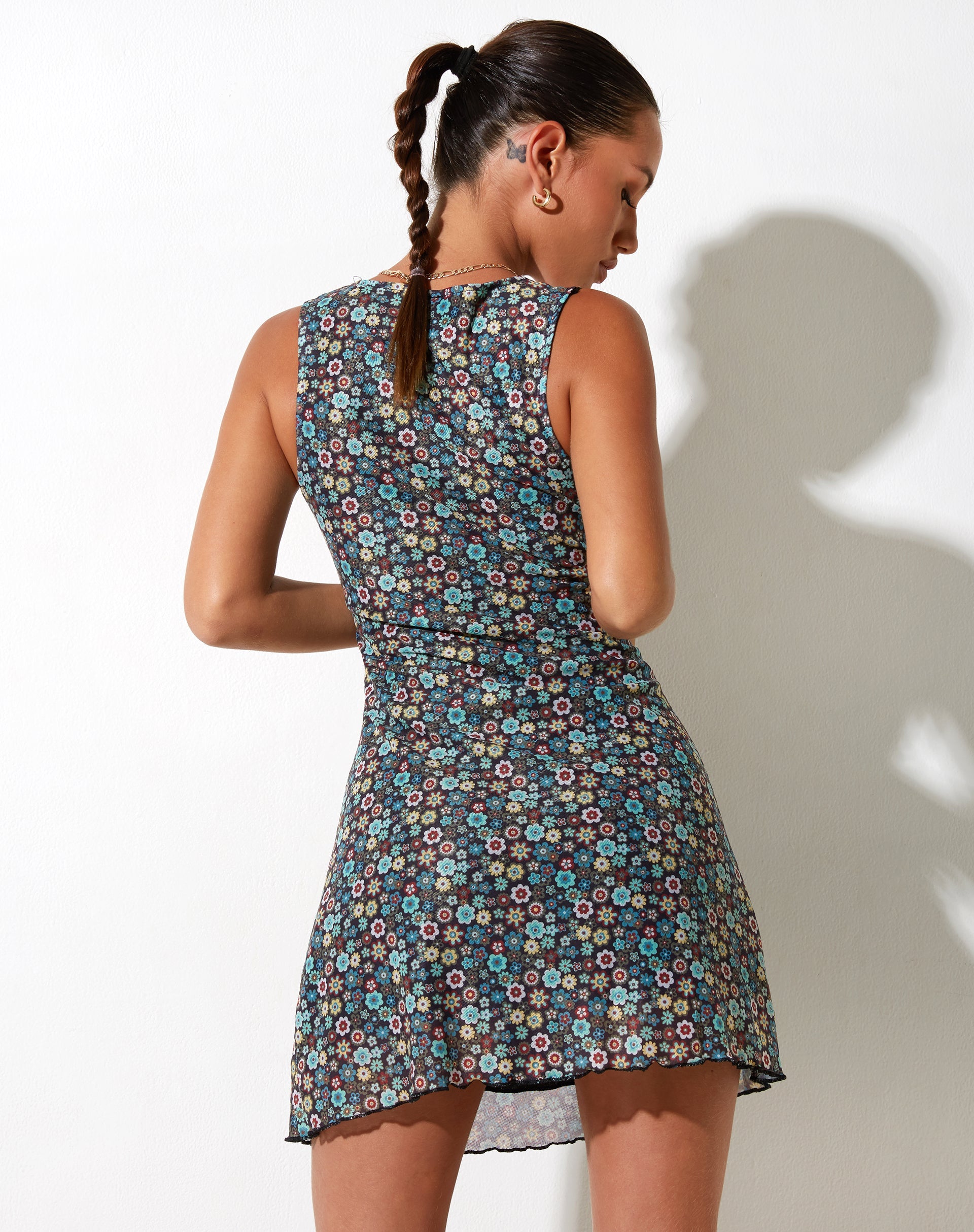 Image de Mini robe Avalie en Folk Floral