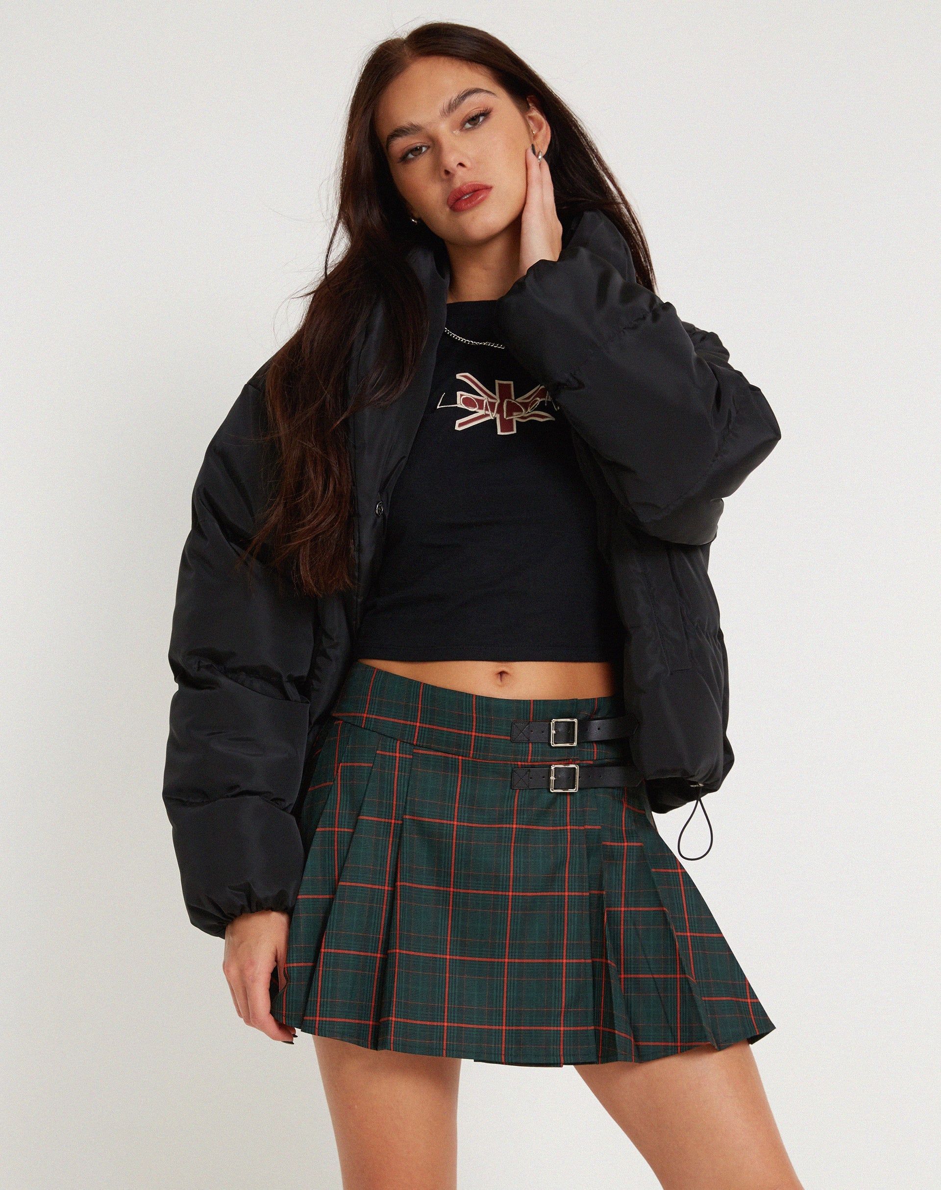 image de Jupe Skirza Tartans Green