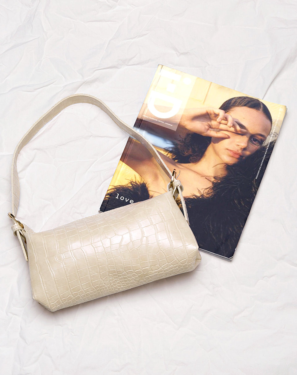 Sac à bandoulière Leila en crème