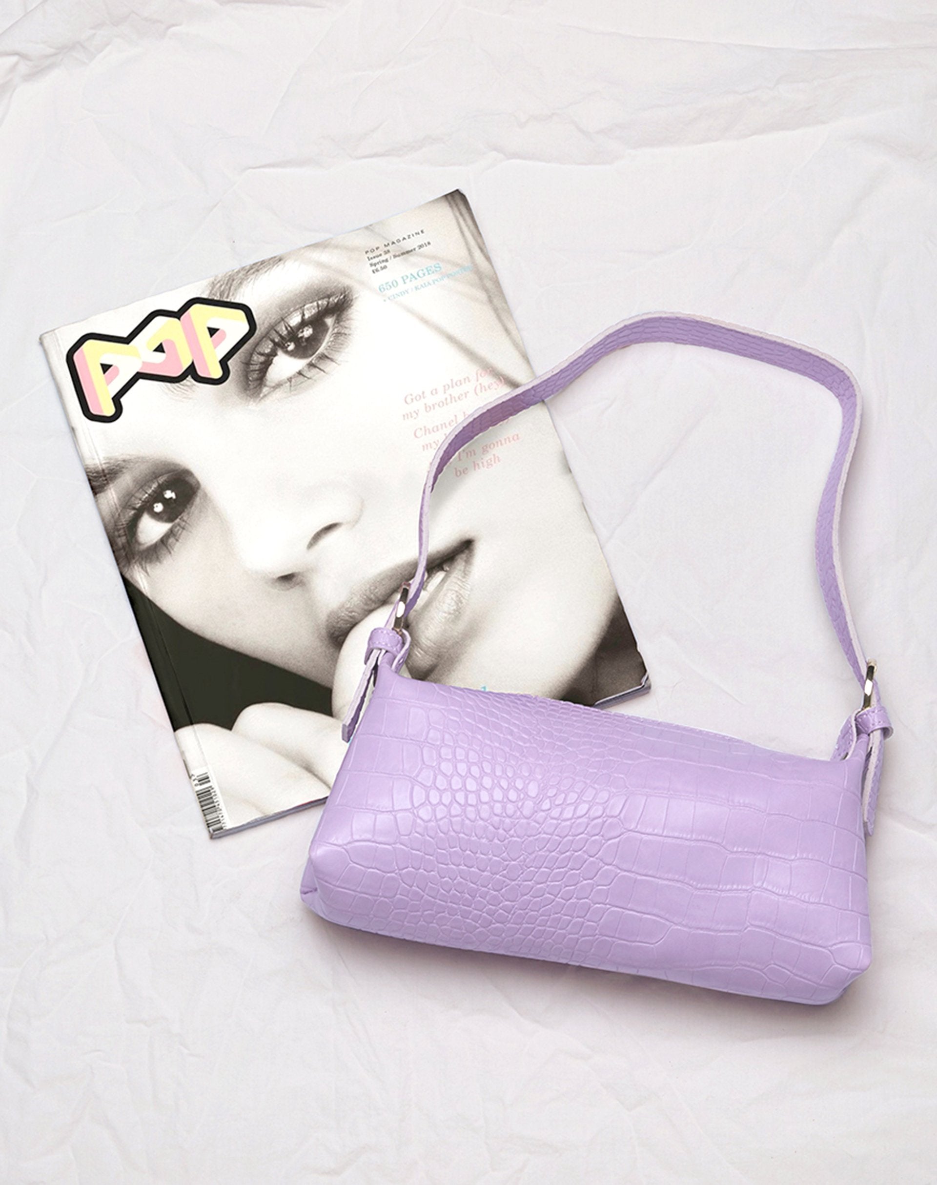 Image du sac à bandoulière Leila en violet