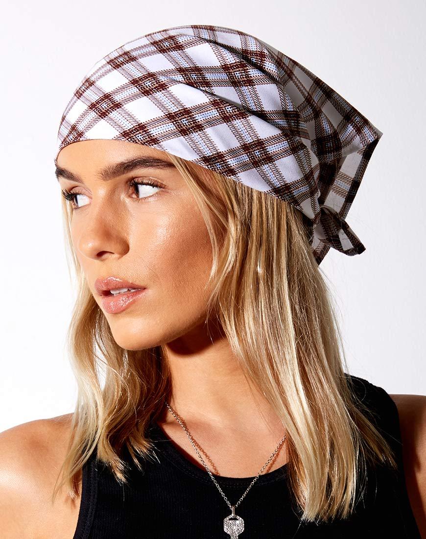 Bandana en brun mat