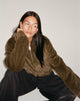 Image de la veste zippée Banowa en olive