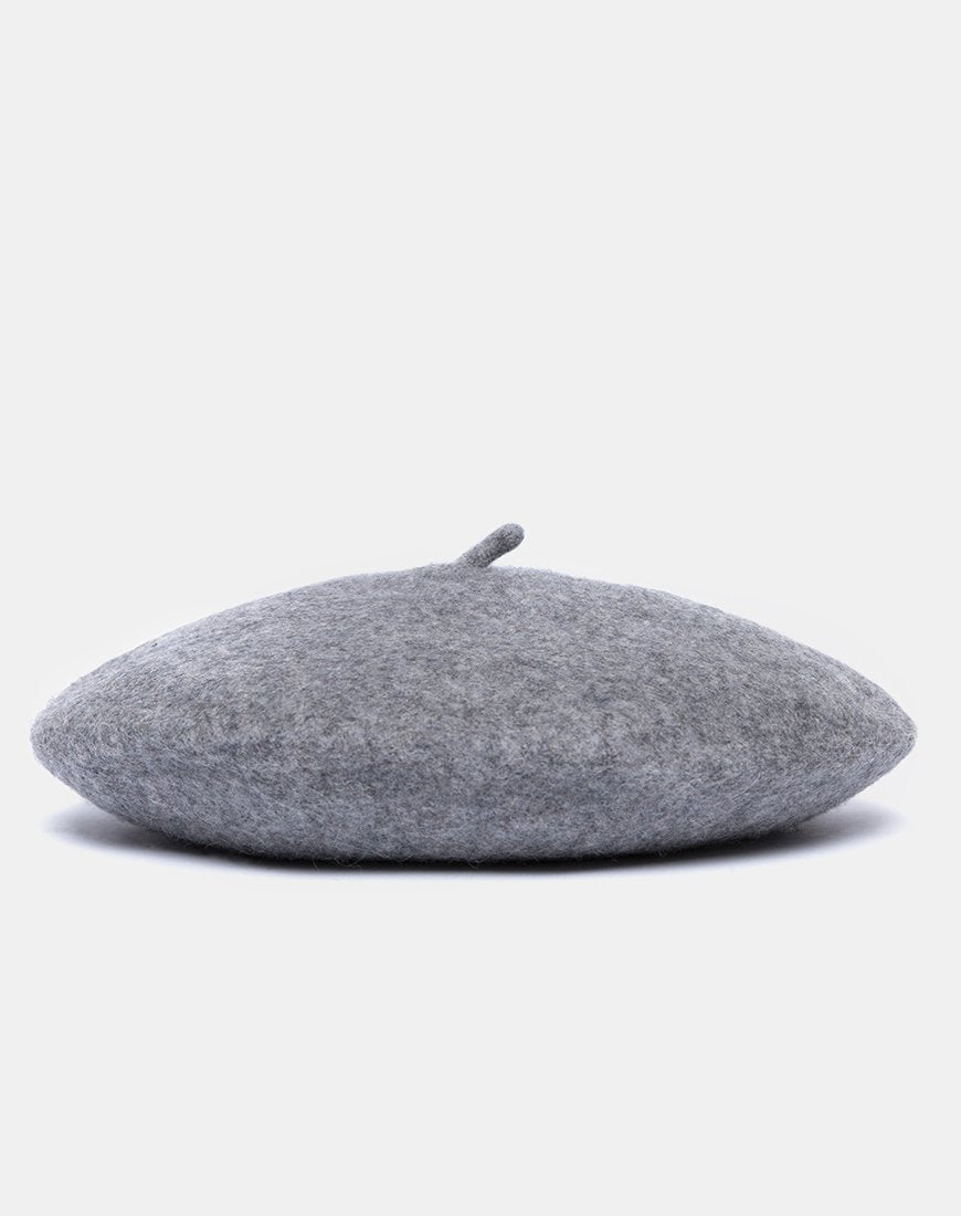 Image du béret en laine gris