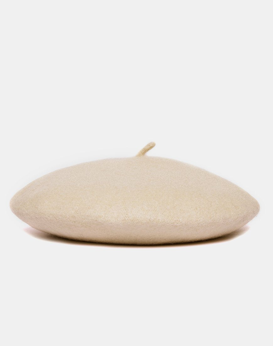Image du béret de laine en taupe
