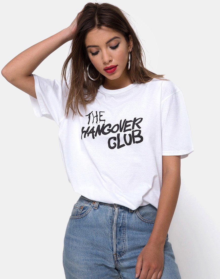 T-shirt basique oversize en Hangover Club