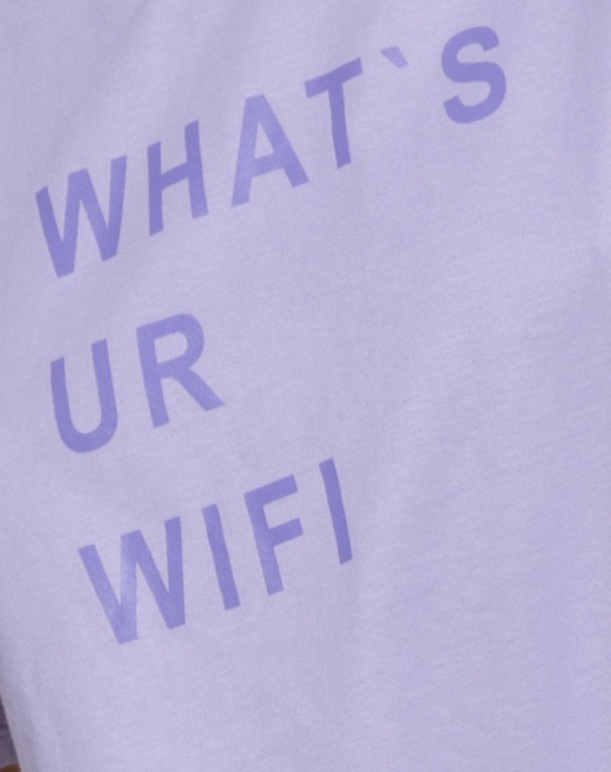 Image de Oversize Basic Tee in Whats Ur Wifi
