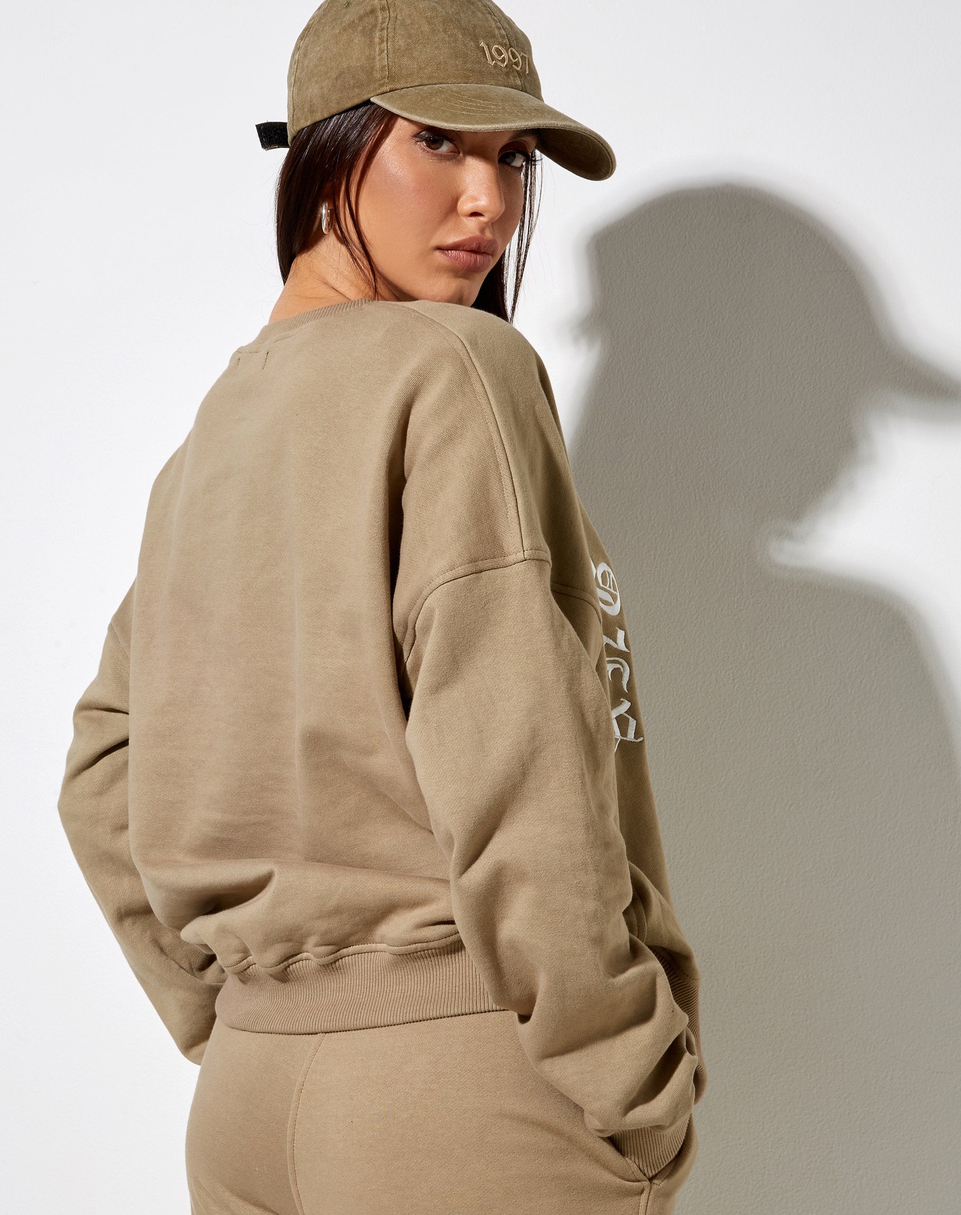 Image of Ted Sweatshirt in Eucalyptus Angel Energy Embro
