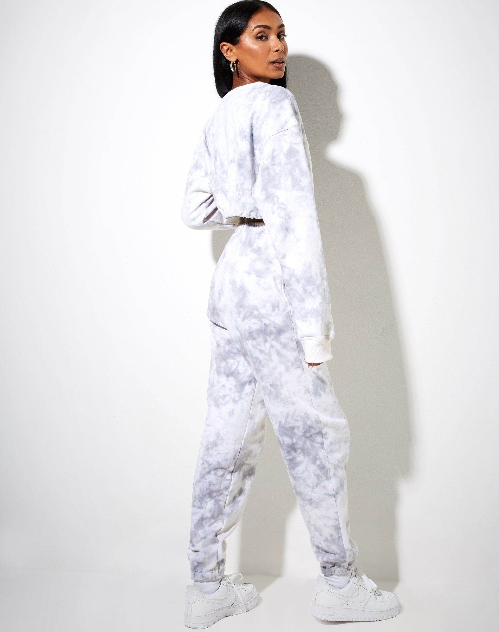 Image de Markey Jumper in Grey Tie Dye Angel Energy Embro