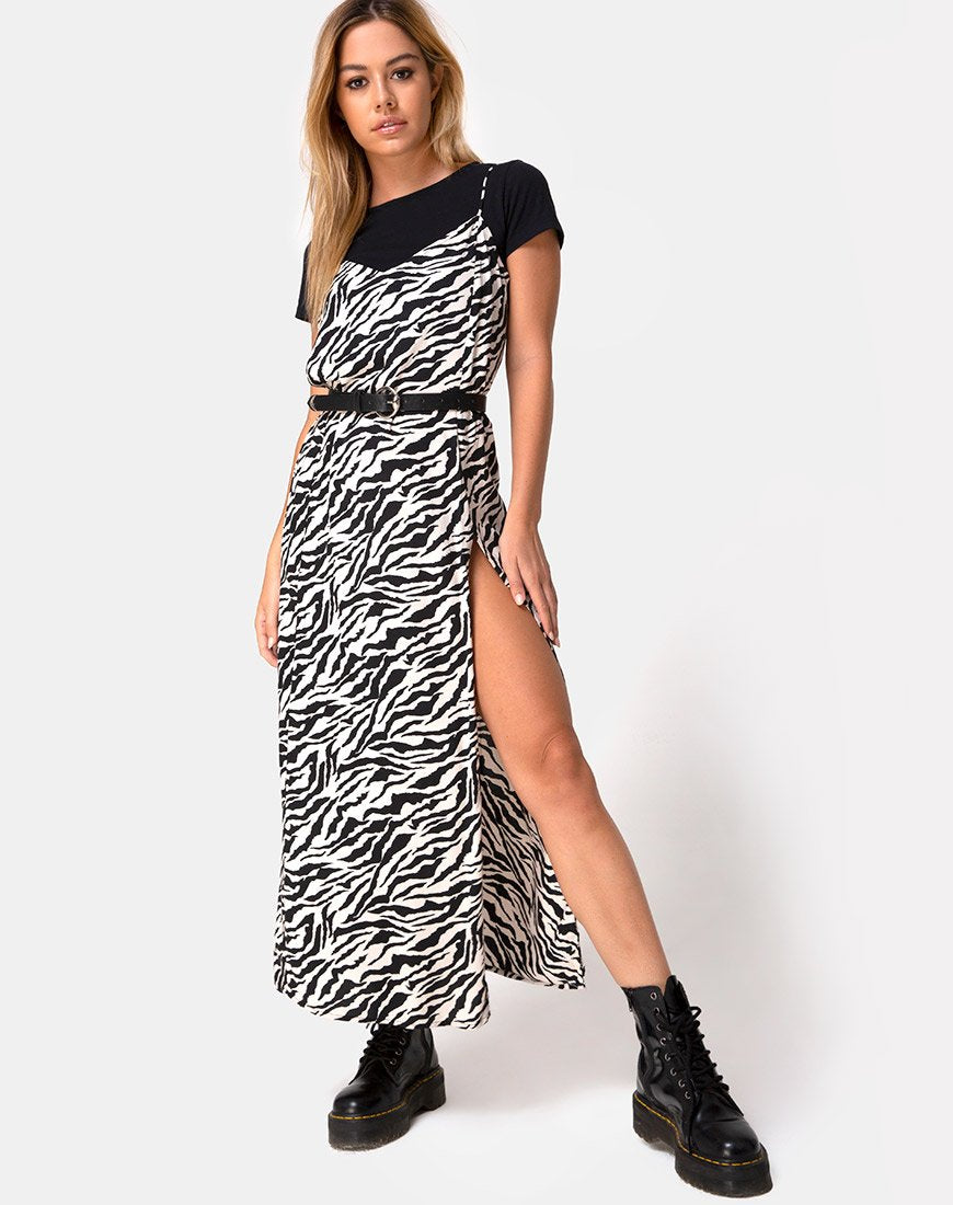 Image de Batis Maxi Dress in 90s Zebra