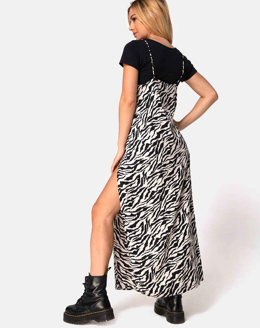 Image de Batis Maxi Dress in 90s Zebra
