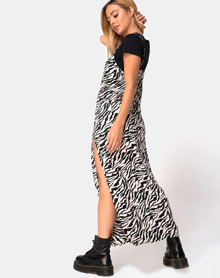Image de Batis Maxi Dress in 90s Zebra