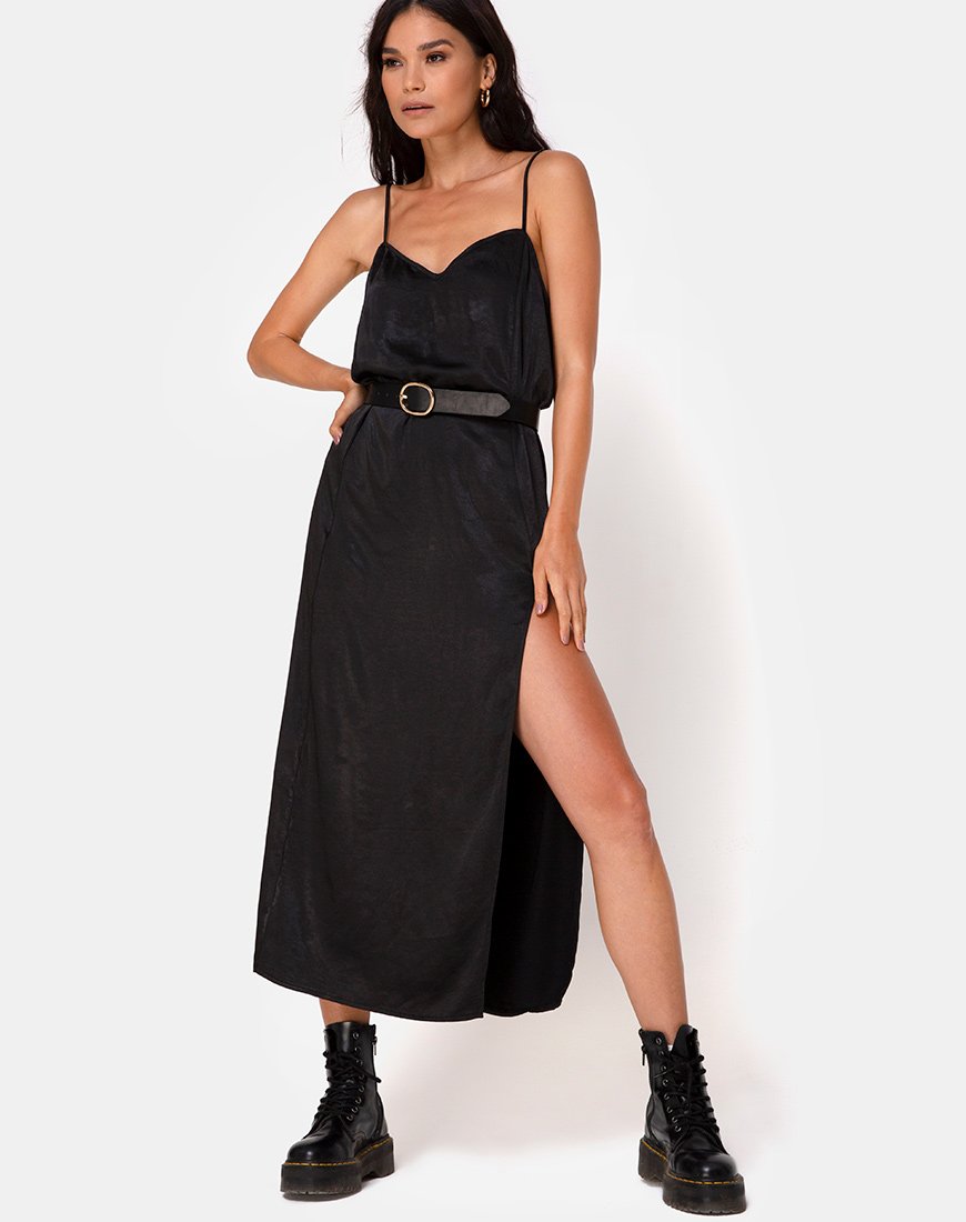 Image de Batis Maxi Dress in Satin Black