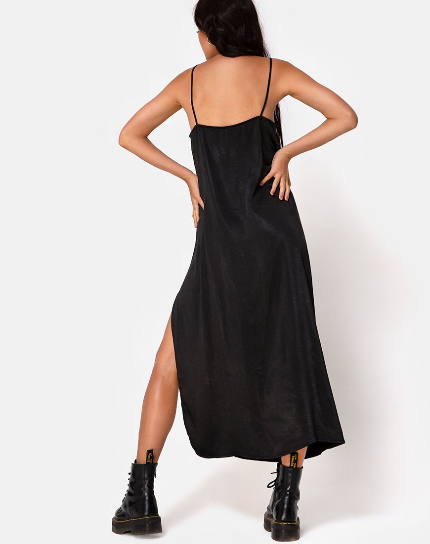 Image de Batis Maxi Dress in Satin Black