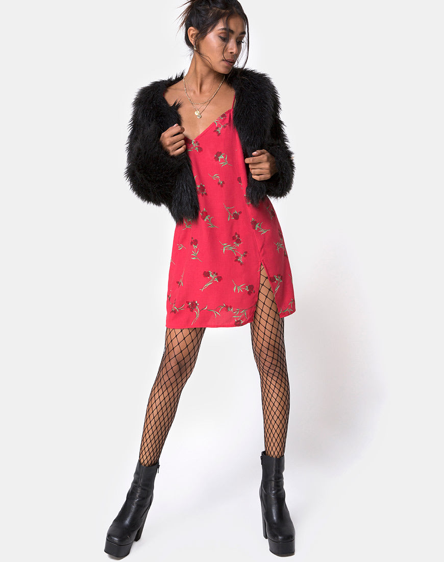 Image de Batista Slip Dress in Rouge Rose Pink