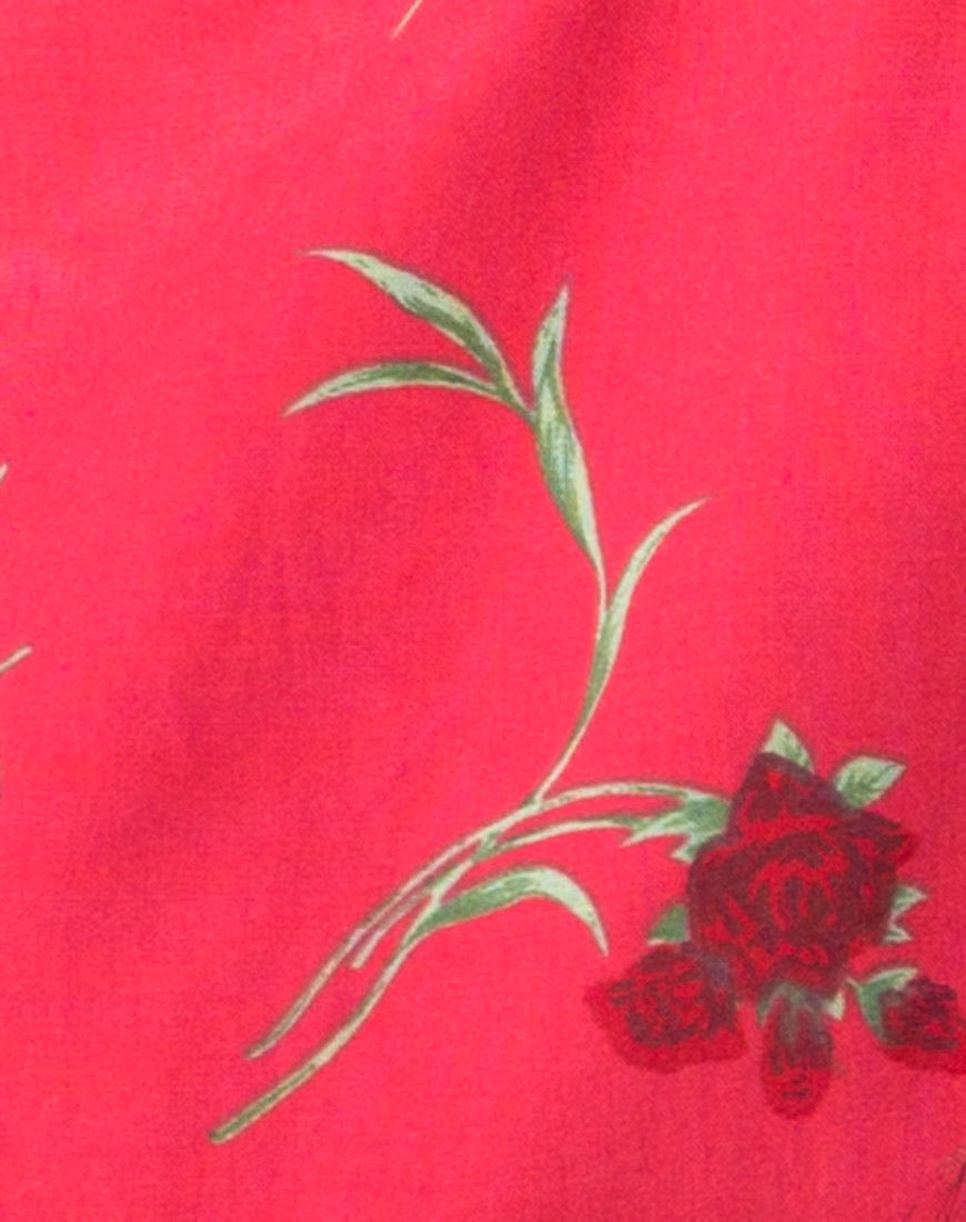 Image de Batista Slip Dress in Rouge Rose Pink