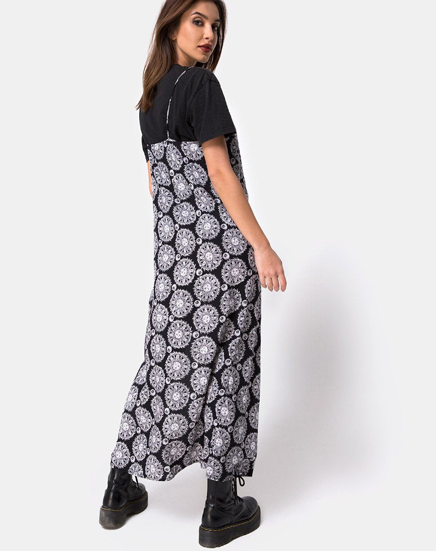 Robe longue Batis, Sundial Black