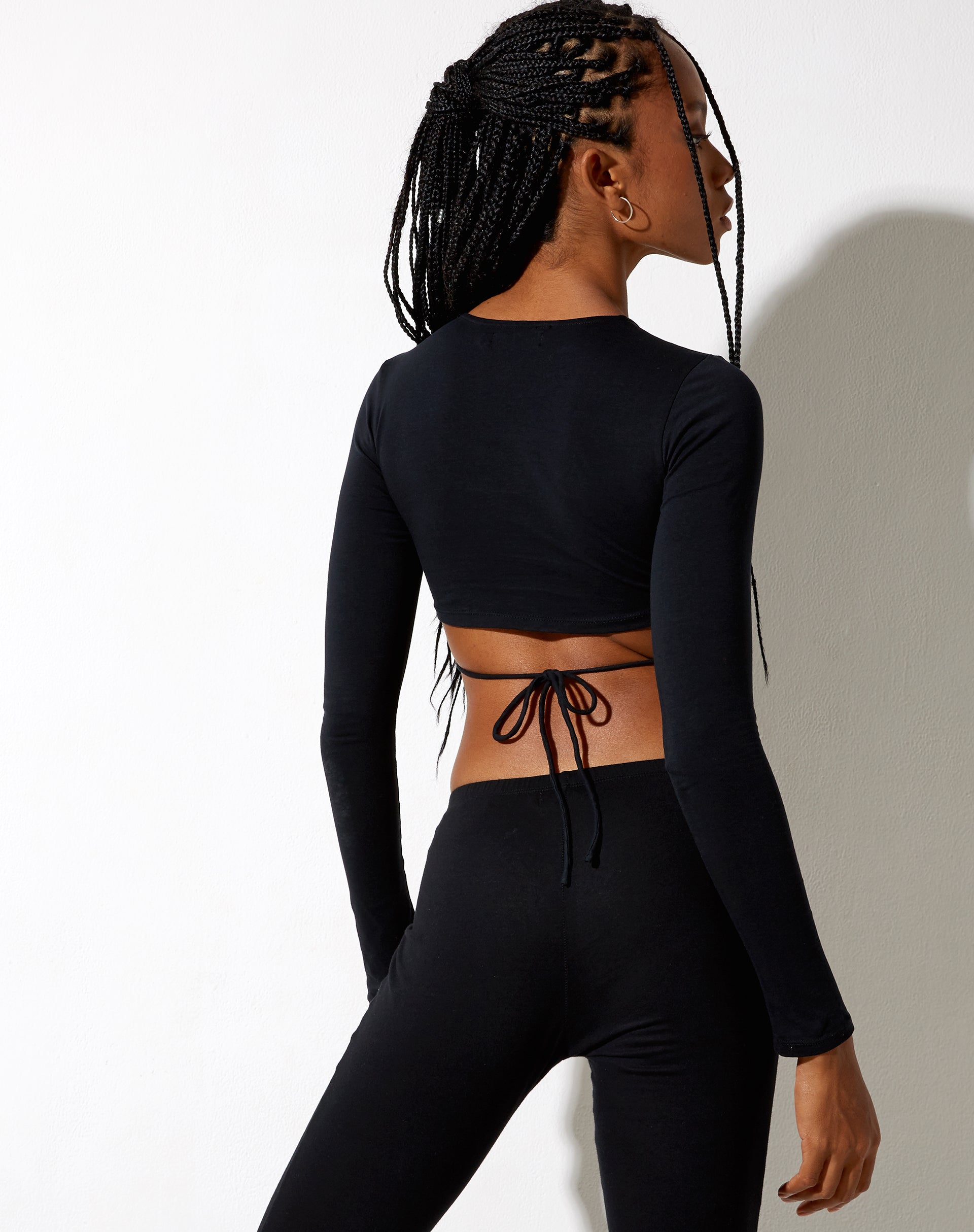 Image de Baye Crop Top in Black Out Of This World
