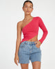 Image de Baylee Crop Top in Fuschia Pink