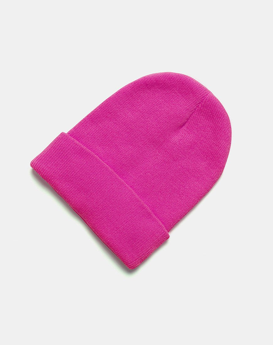 Image de Beanie Hat in Hot Pink