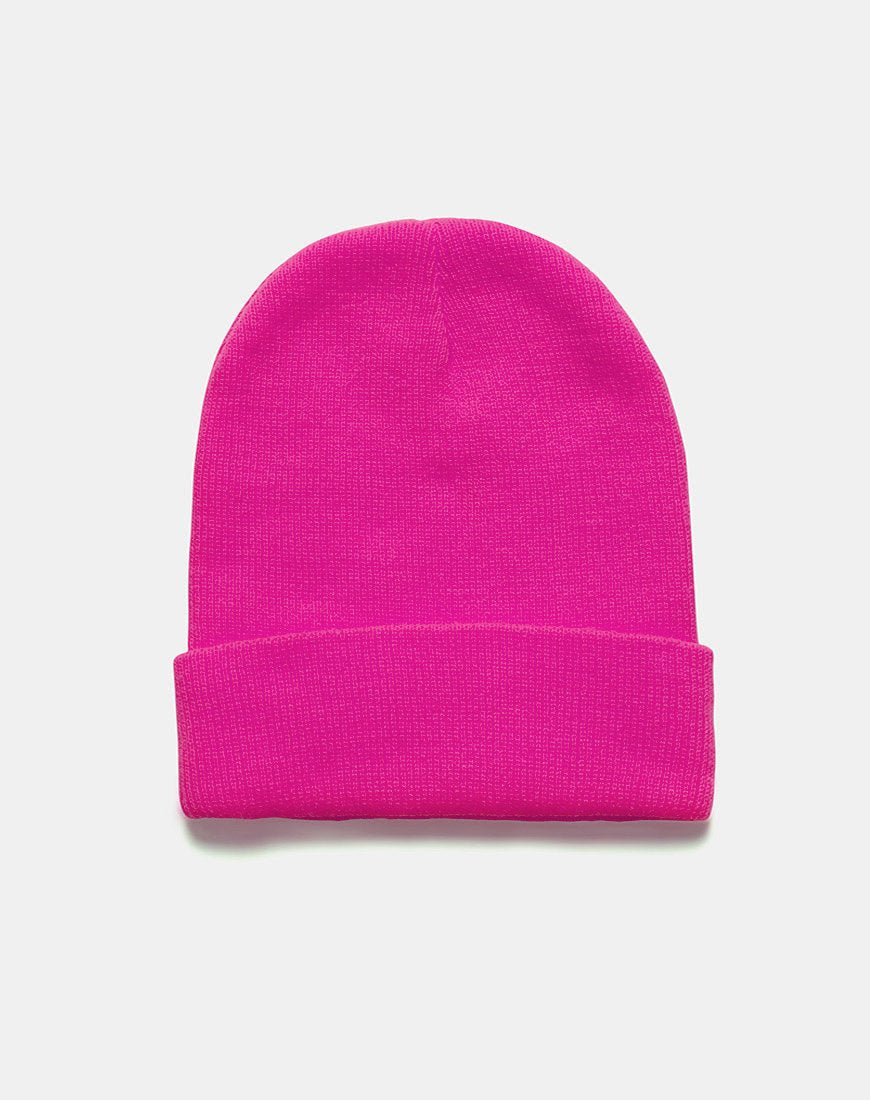 Image de Beanie Hat in Hot Pink