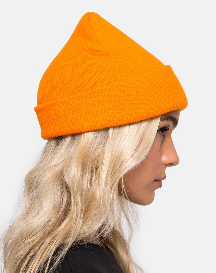 Image du bonnet Beanie en Sour Orange