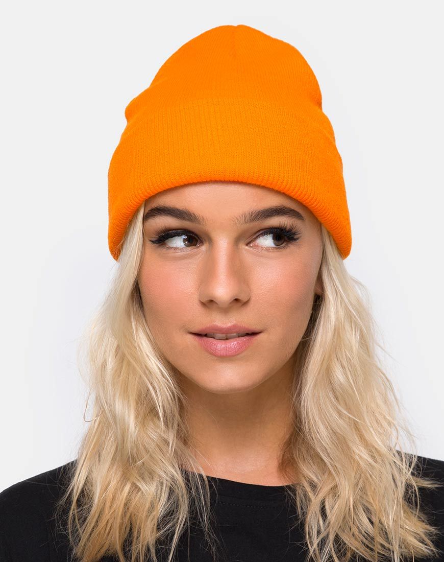 Image du bonnet Beanie en Sour Orange