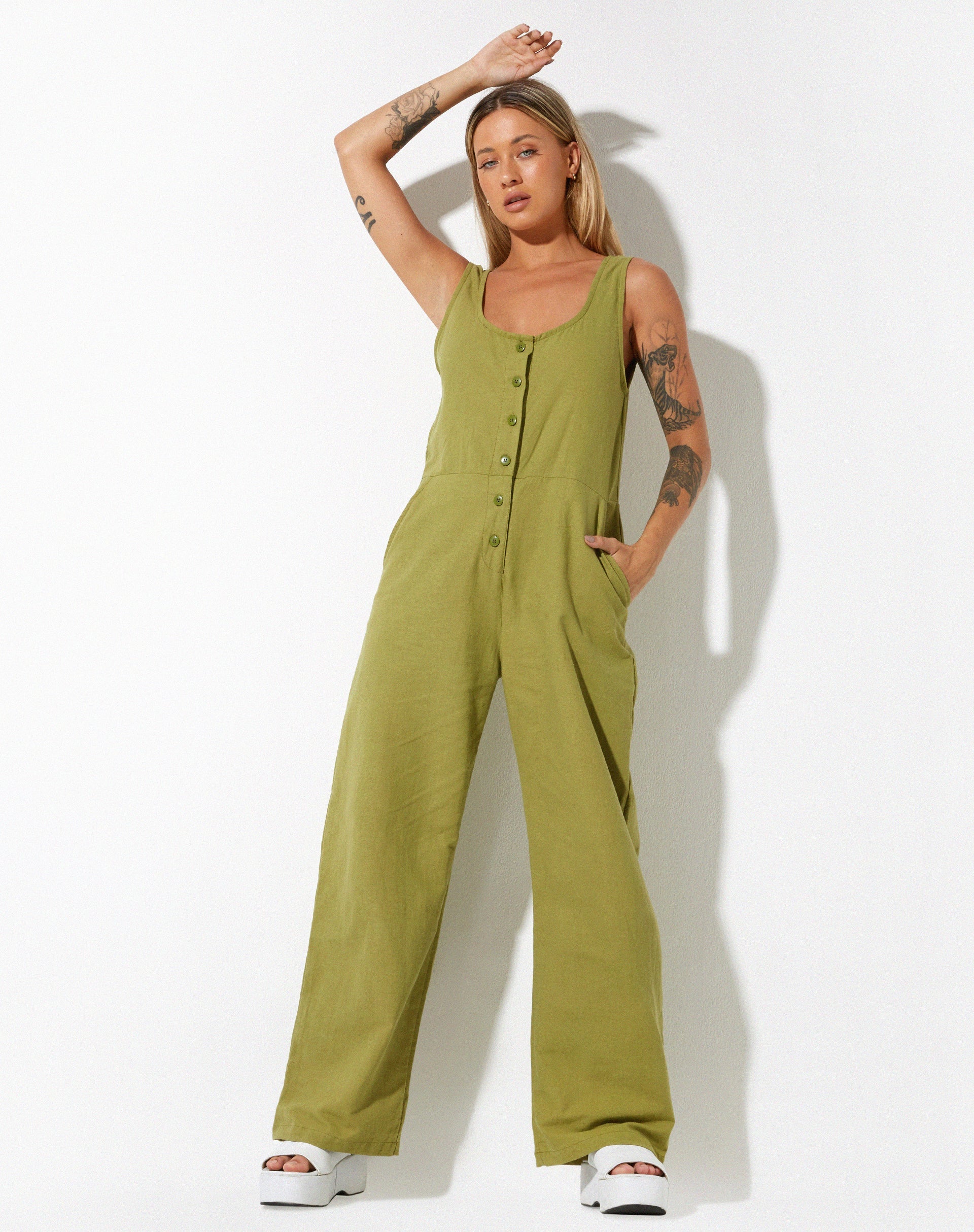 image de Beatrix Jumpsuit, Lin Rami Green