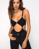 Image de Belina Bodice découpé en noir