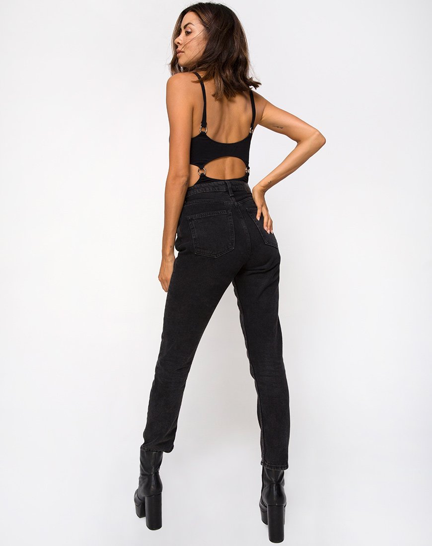 Image de Belina Bodice découpé en noir